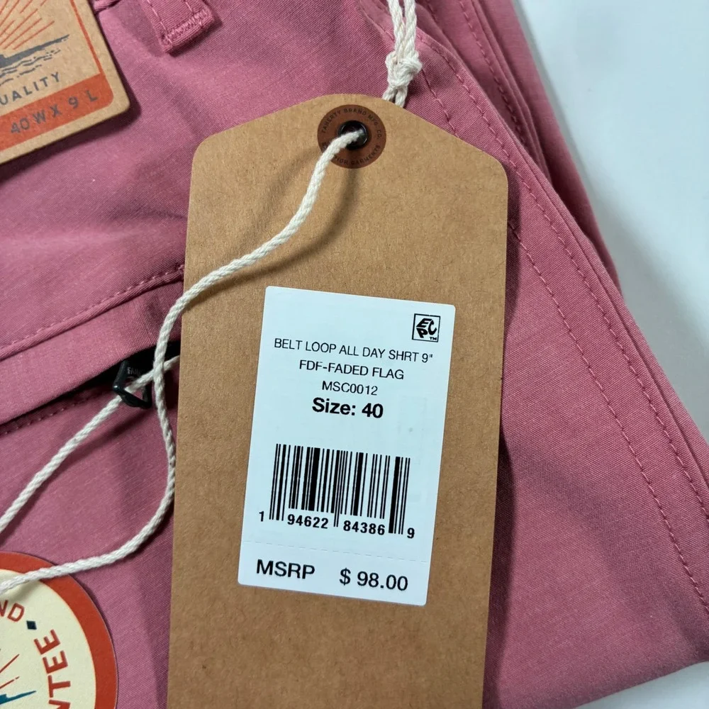 NEW Faherty All Day Shorts 40 9